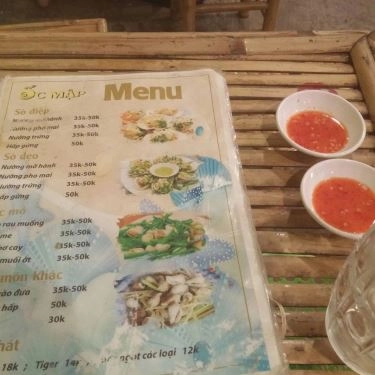 Thực đơn- Quán Ăn Ốc Mập
