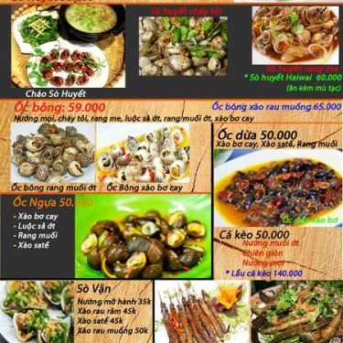 Thực đơn- Quán Ăn Quán Số 1 - Nguyễn Đức Thuận