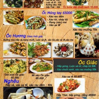 Thực đơn- Quán Ăn Quán Số 1 - Nguyễn Đức Thuận