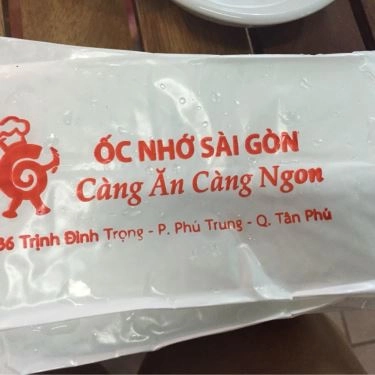 Tổng hợp- Quán Ăn Ốc Nhớ Sài Gòn - Trịnh Đình Trọng