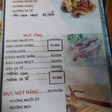 Thực đơn- Quán Ăn Ốc Những Người Bạn