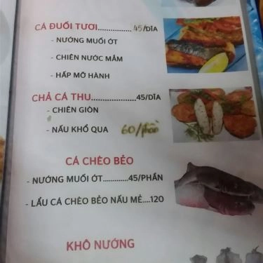 Thực đơn- Quán Ăn Ốc Những Người Bạn