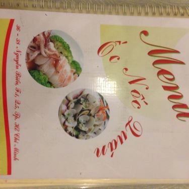 Thực đơn- Quán Ăn Ốc Nốc Quán - Nguyễn Biểu