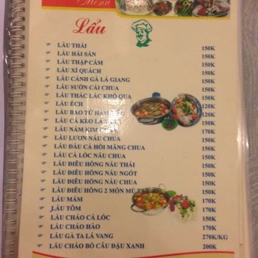 Thực đơn- Quán Ăn Ốc Nốc Quán - Nguyễn Biểu