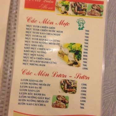 Thực đơn- Quán Ăn Ốc Nốc Quán - Nguyễn Biểu