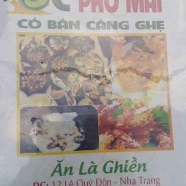 Thực đơn- Quán Ăn Ốc Phô Mai