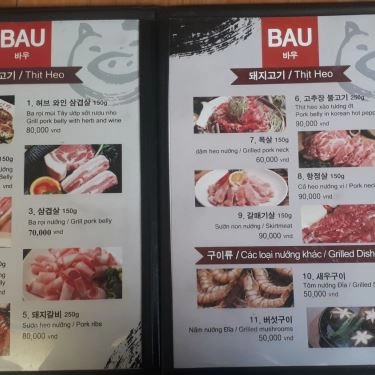 Thực đơn- Quán Ăn Quán Quý - Ốc & Lẩu