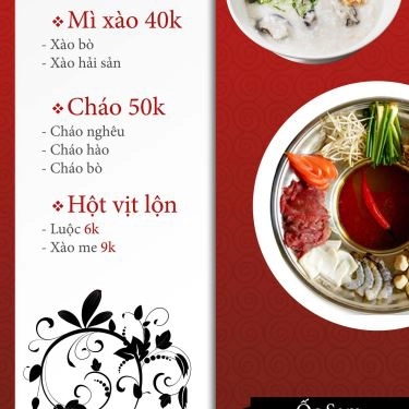 Thực đơn- Quán Ăn Ốc Sam - Đường Số 5