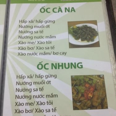 Tổng hợp- Quán Ăn Ốc Sáu Nở