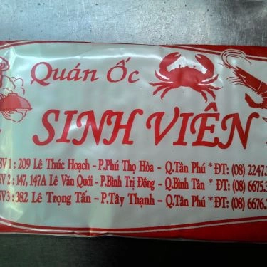 Thực đơn- Quán Ăn Ốc Sinh Viên 3 - Lê Trọng Tấn