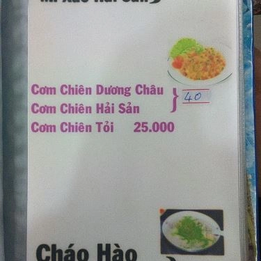 Thực đơn- Quán Ăn Ốc Sinh Viên - Phan Văn Hân