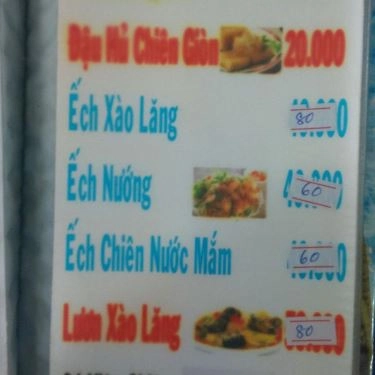 Thực đơn- Quán Ăn Ốc Sinh Viên - Phan Văn Hân