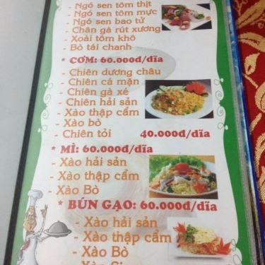 Thực đơn- Quán Ăn Ốc Sinh Viên - Quốc Hương