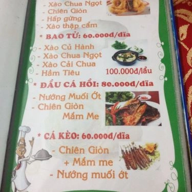 Thực đơn- Quán Ăn Ốc Sinh Viên - Quốc Hương