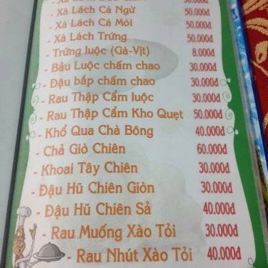 Thực đơn- Quán Ăn Ốc Sinh Viên - Quốc Hương
