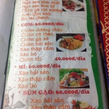 Thực đơn- Quán Ăn Ốc Sinh Viên - Quốc Hương