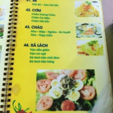 Thực đơn- Quán Ăn Ốc Thành Long