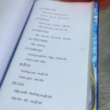 Thực đơn- Quán Ăn Ốc Thành Long