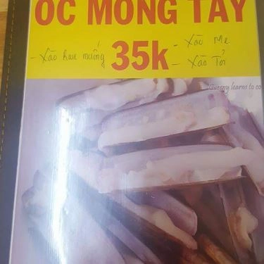 Thực đơn- Quán Ăn Ốc Thủy Mộc & Lẩu Gà Tiềm
