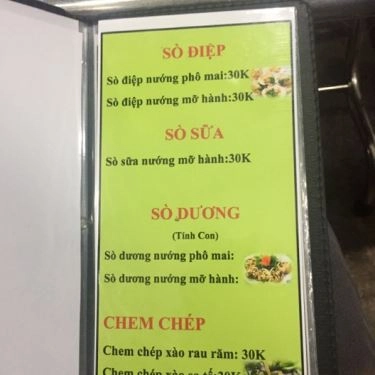 Thực đơn- Quán Ăn Ốc Woắn