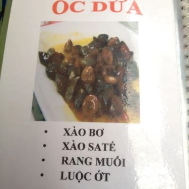 Thực đơn- Quán Ăn Ốc Xuka