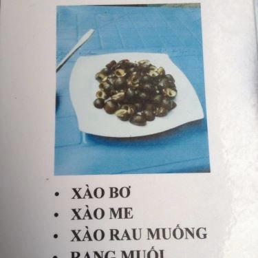 Thực đơn- Quán Ăn Ốc Xuka