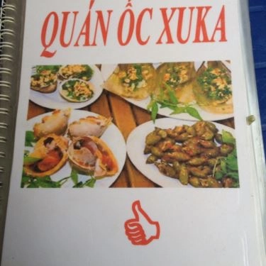 Thực đơn- Quán Ăn Ốc Xuka