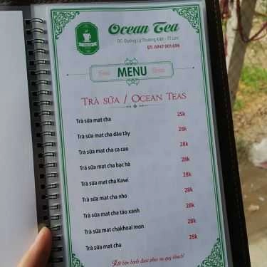 Thực đơn- Ocean - Coffee & Pizza