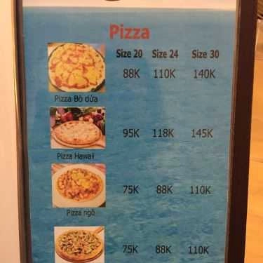 Thực đơn- Ocean - Coffee & Pizza
