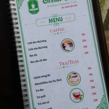Thực đơn- Ocean - Coffee & Pizza