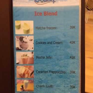 Thực đơn- Ocean - Coffee & Pizza