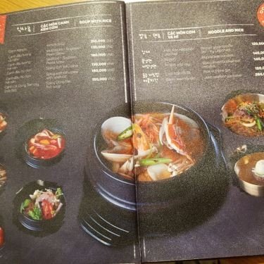 Thực đơn- Nhà Hàng Octospice - Korea Grill