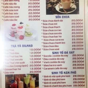 Thực đơn- Oh Quán - Lẩu & Nướng