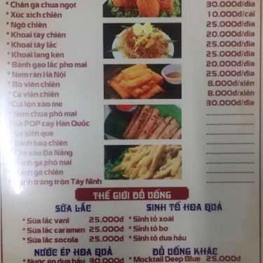 Thực đơn- Oh Quán - Lẩu & Nướng