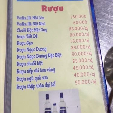 Thực đơn- Quán Ăn Ok 3 Con Dê - Lẩu Dê Chính Hiệu - Phạm Hùng
