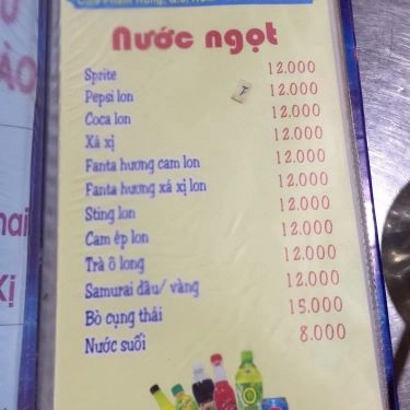 Thực đơn- Quán Ăn Ok 3 Con Dê - Lẩu Dê Chính Hiệu - Phạm Hùng