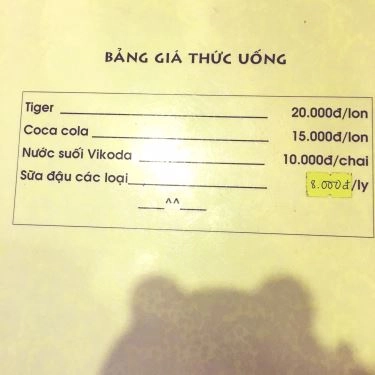 Thực đơn- Quán Ăn Ola - Mì & Lẩu Gà Tiềm Ớt Hiểm