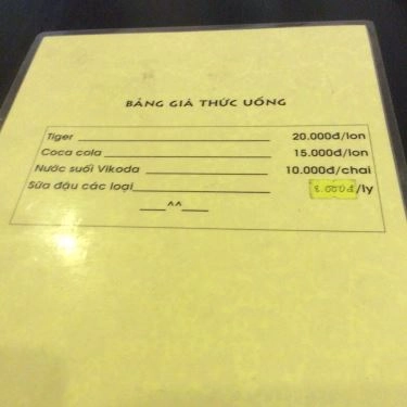 Thực đơn- Quán Ăn Ola - Mì & Lẩu Gà Tiềm Ớt Hiểm
