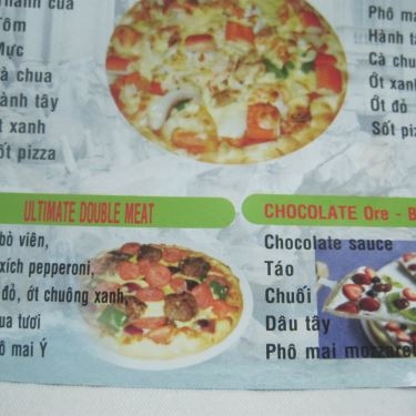 Thực đơn- Nhà Hàng One - B - Italian Pizza - Đường D5