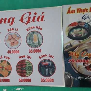 Thực đơn- Quán Ăn Ông Đỏ 71 - Đặc Sản Huế