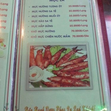 Thực đơn- Quán Ăn Ống Tre - Cua Ngon