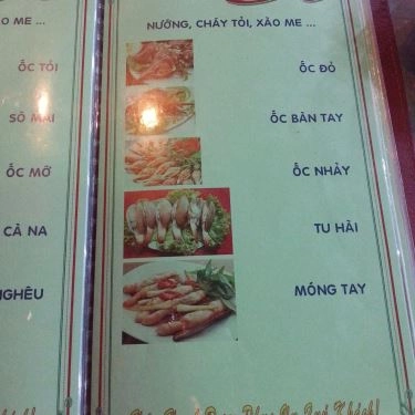 Thực đơn- Quán Ăn Ống Tre - Cua Ngon