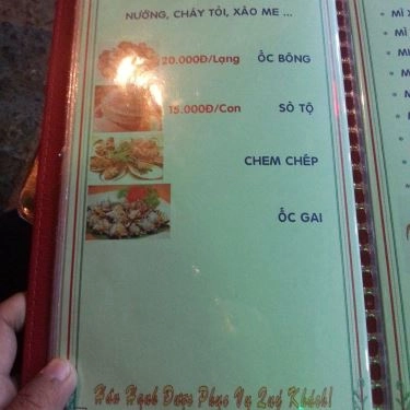 Thực đơn- Quán Ăn Ống Tre - Cua Ngon