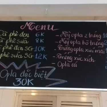 Thực đơn- Quán Ăn Quán Phú - Bánh Mì Ốp La