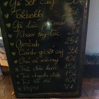Thực đơn- Quán Ăn Oppa Korean Food