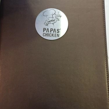Thực đơn- Quán Ăn Papa's Chicken - Cách Mạng Tháng 8