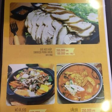 Thực đơn- Quán Ăn Papa's Chicken - Cách Mạng Tháng 8