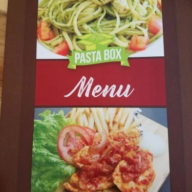 Thực đơn- Quán Ăn Pasta Box - Ẩm Thực Ý