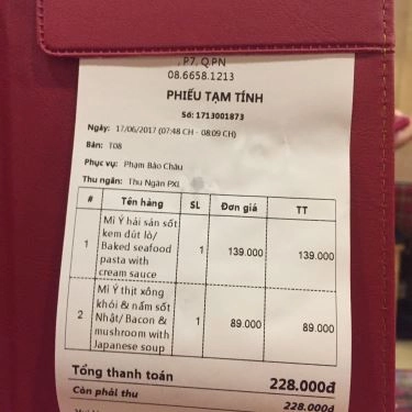 Tổng hợp- Quán Ăn Pasta Paradise - Phan Xích Long
