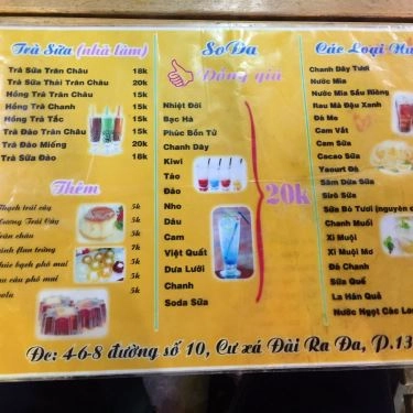Thực đơn- Quán Ăn Phá Lấu Bò 99
